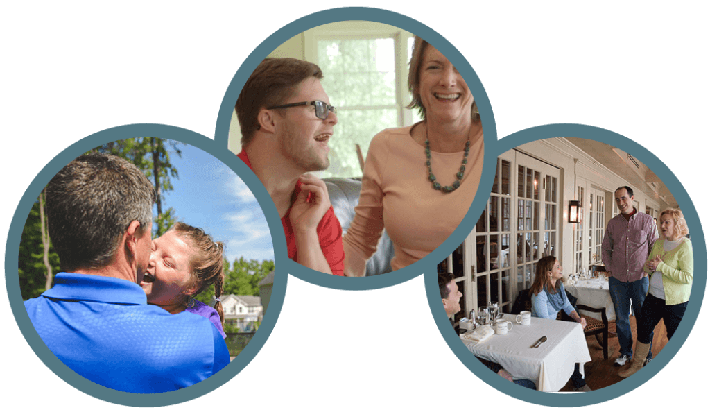 Families interacting and enjoying their time with the David's Refuge staff