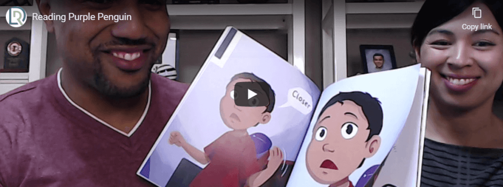 Read Along – Purple Penguin with Arel & Yolanda