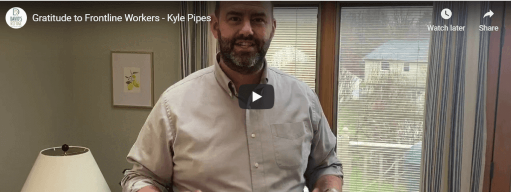 Showing Gratitude to Frontline Workers with Kyle Pipes