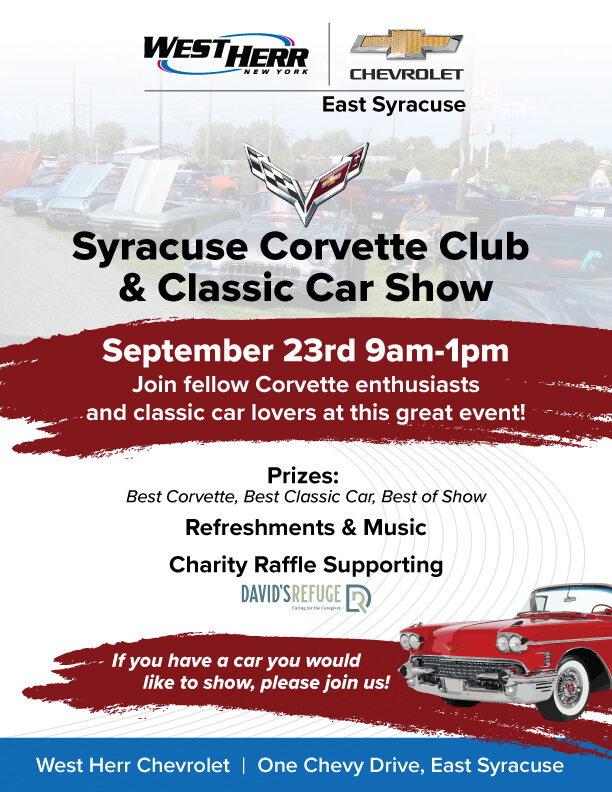 West Herr Syracuse Corvette Club & Classic Car Show