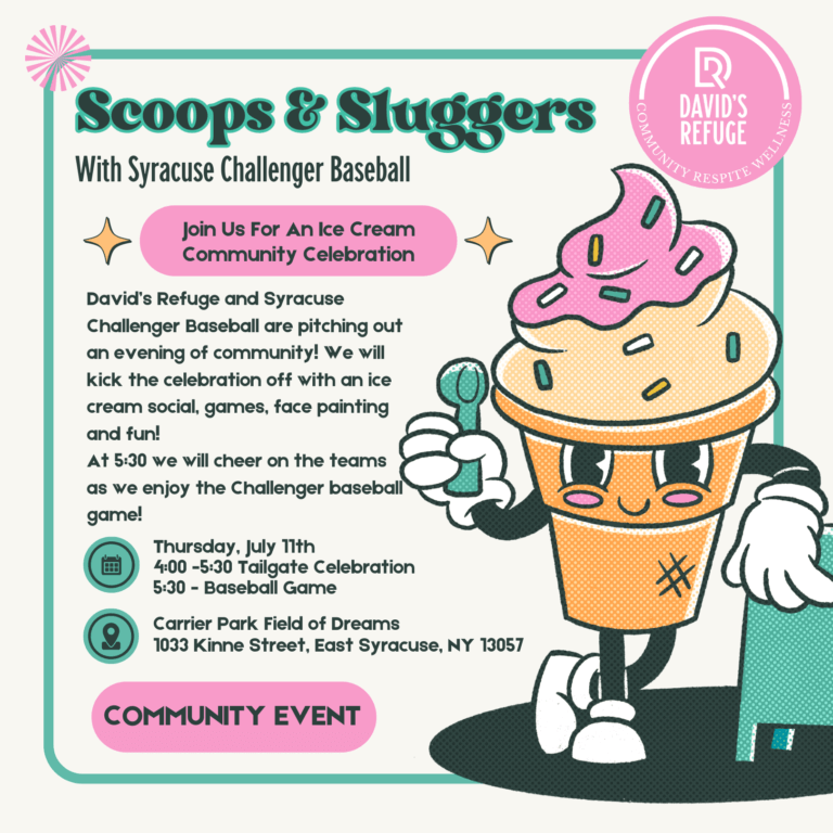 Scoops and Sluggers with Challenger Baseball